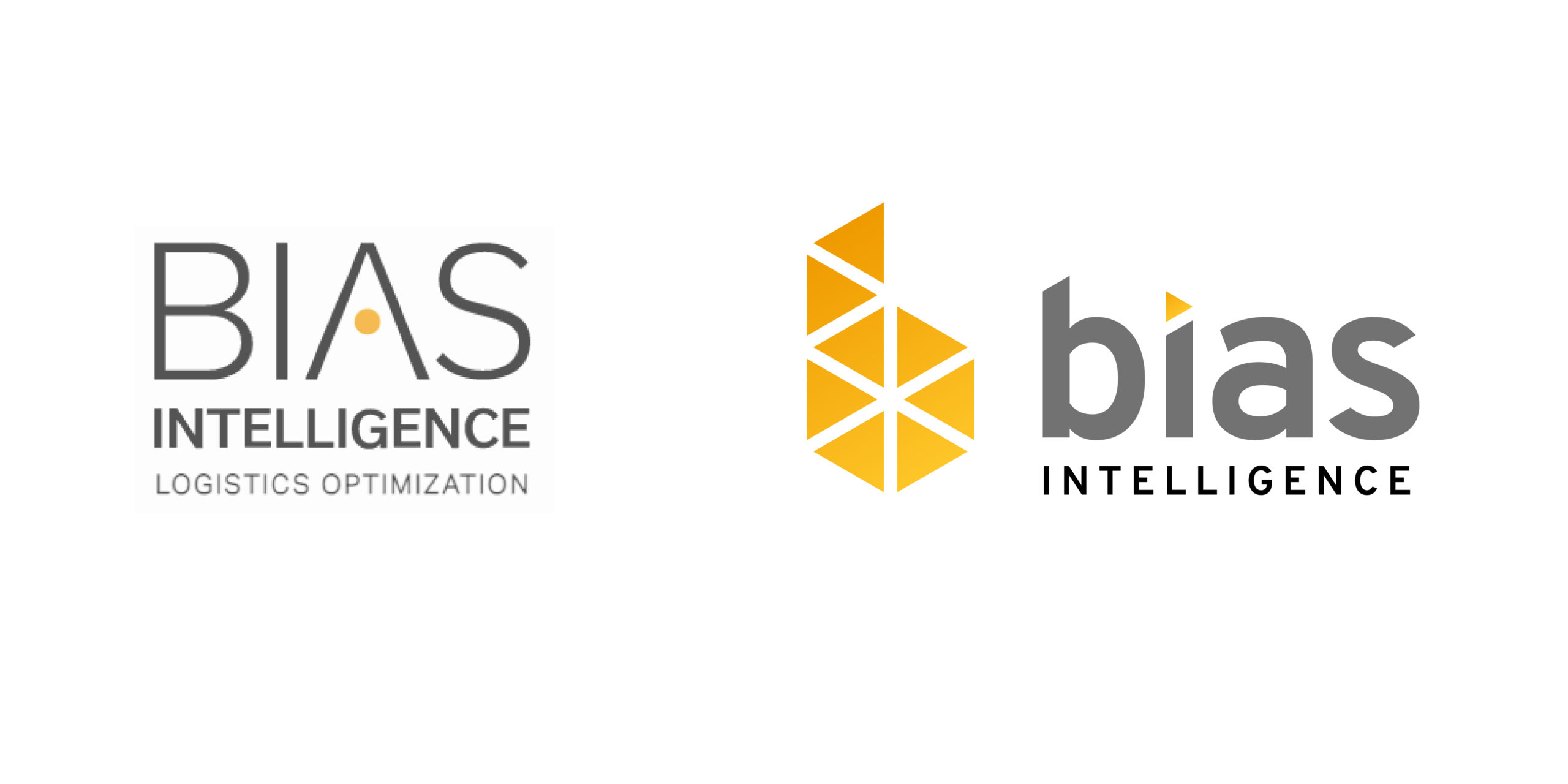 before and after of the bias logo