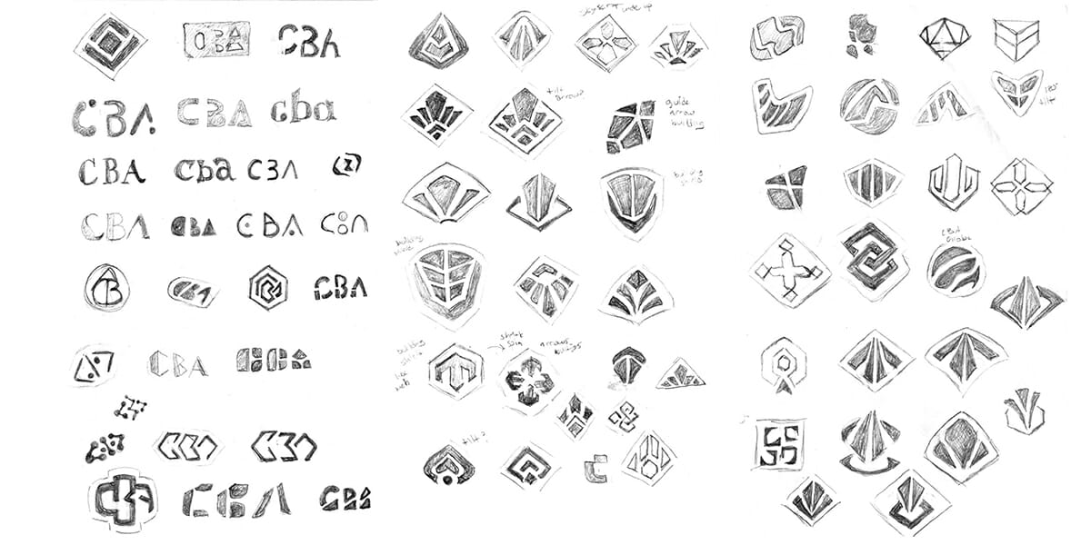 CBA Logo Sketches
