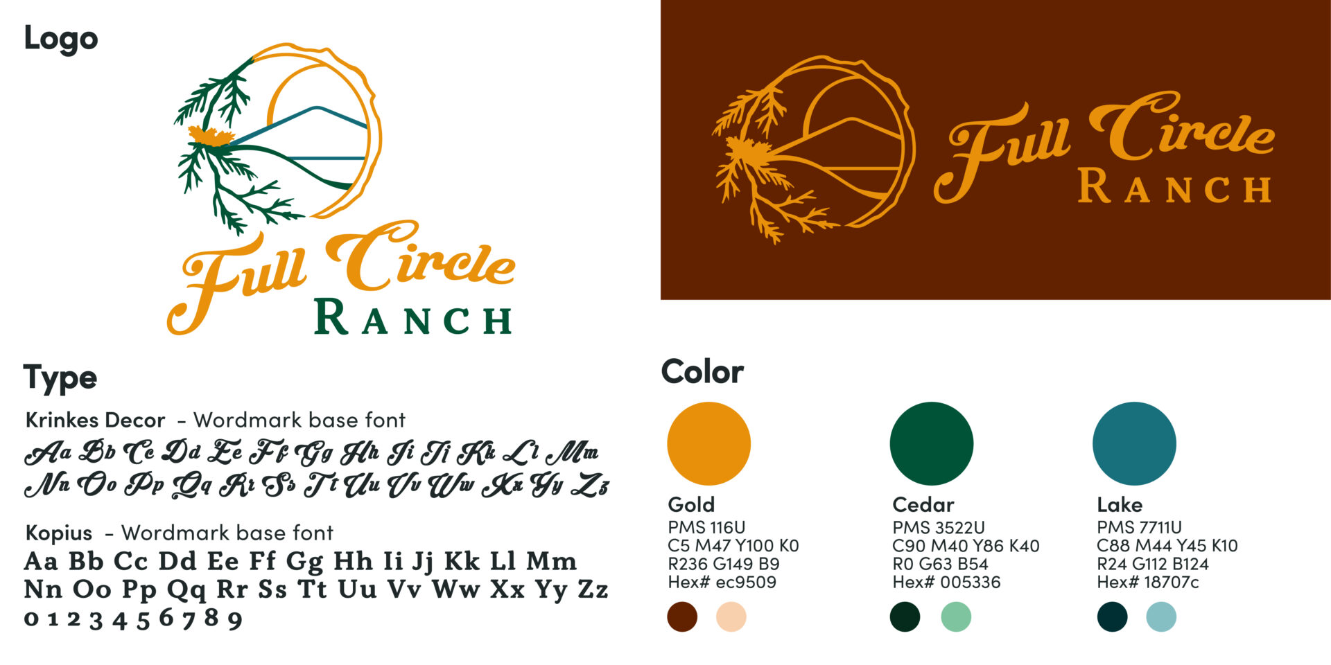 Full Circle Ranch final logo solution