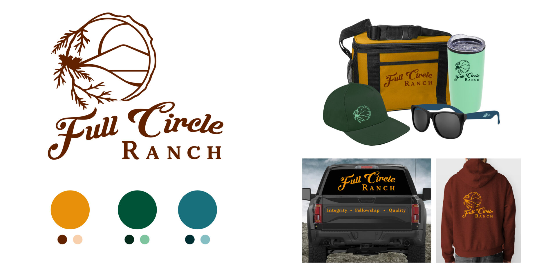 Full Circle Ranch branding identity