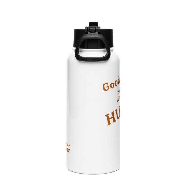 Hustle - Copper - Stainless steel water bottle with a straw lid - Image 3