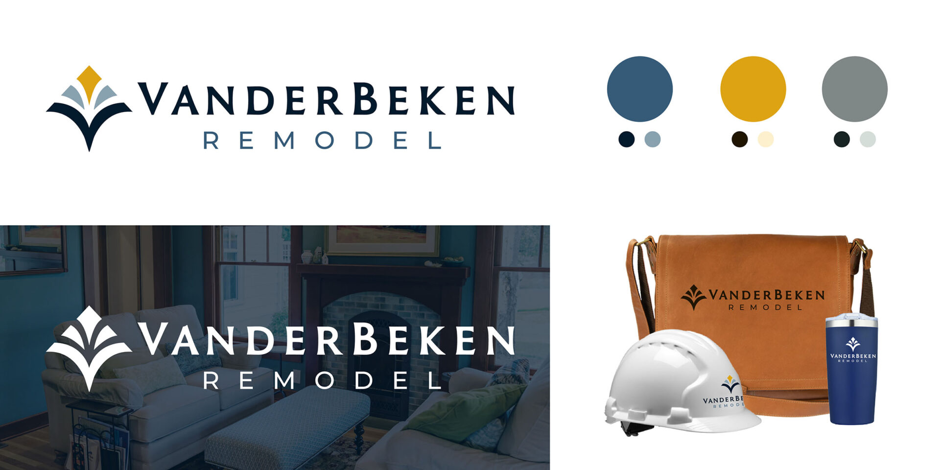 VanderBeken Remodel logo solution