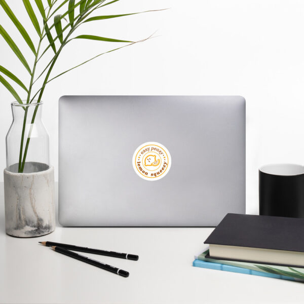 Easy Peasy Lemon Squeezy – Bubble-free sticker - Image 2