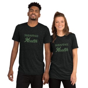 Strikethrough MENTAL Health - Short sleeve t-shirt